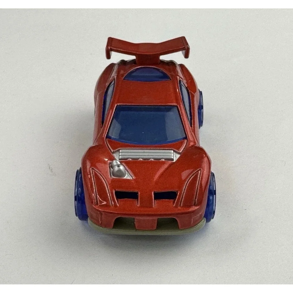 Hot Wheels Nitrium 2005 McDonalds Happy Meal‎ Metallic Red Blue Wheels Toy Car